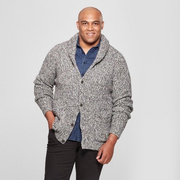 Goodfellow & Co Sweaters Nwt Buttonup Shawl Collar Chunky Knit